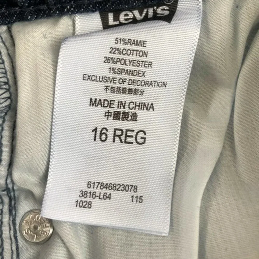 Levi’s Girls Denim Shorts size 16 Blue Shorty